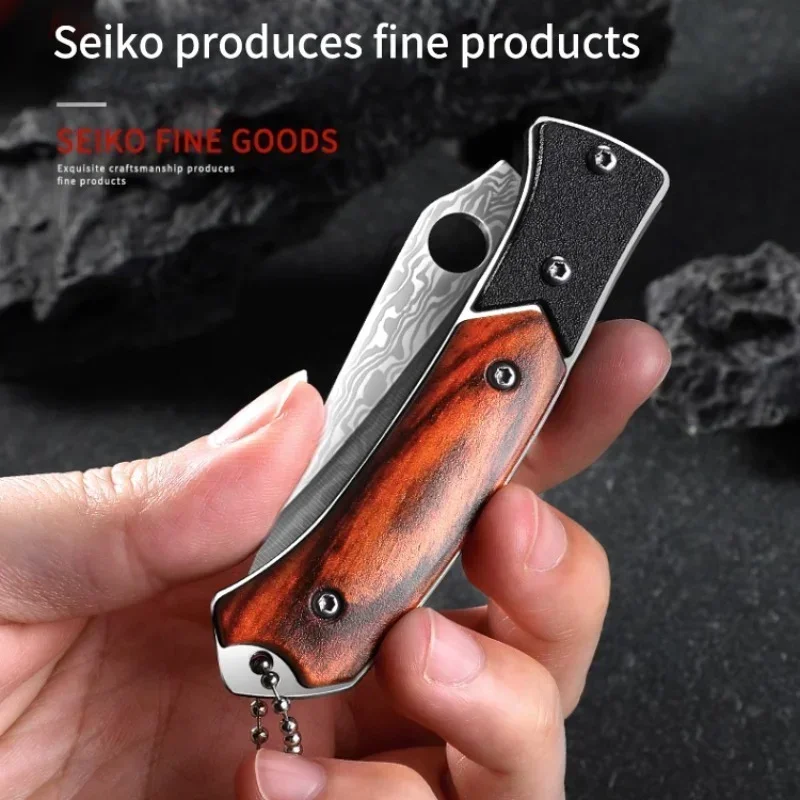 Exquisite outdoor folding knife,home portable fruit knife,sharp and high hardness pocket knife,barbecue knife,self-defense knife