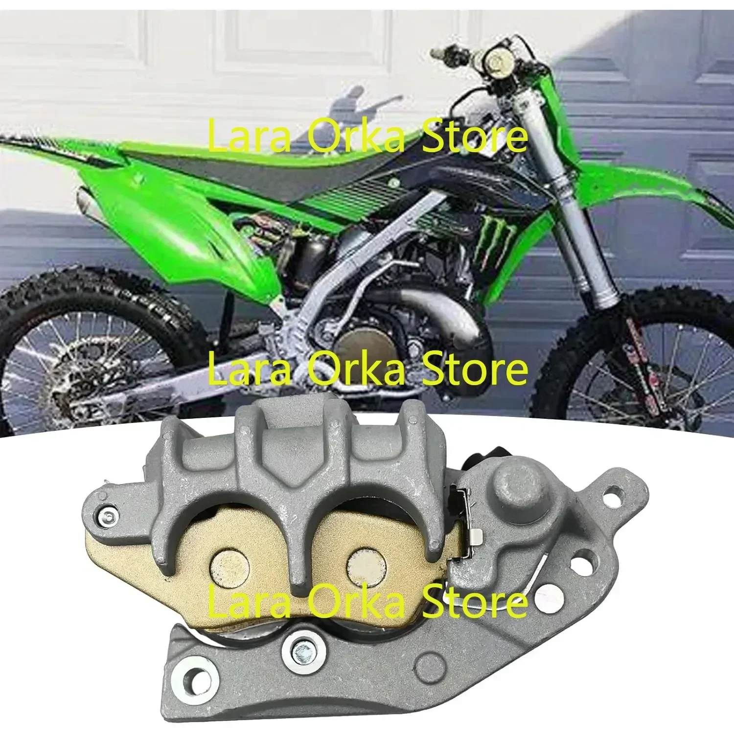 43080-0006 43080-0067 Front Brake Caliper Replacment for Kawasaki KX125 KX450 KX500 KLX300 KLX450 KLX650 KDX200 KDX220 Replaces