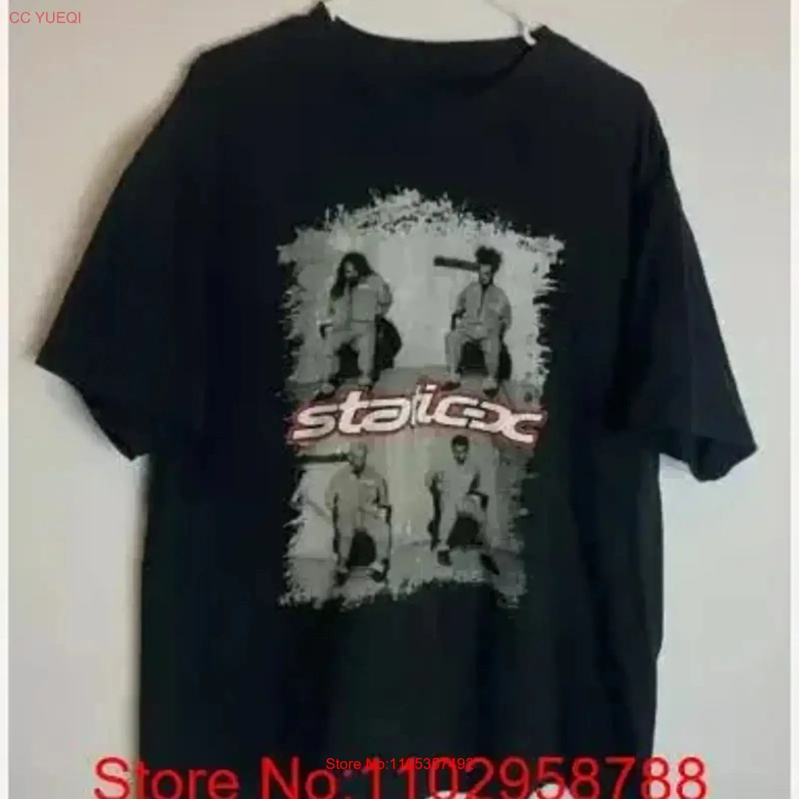 Static X Wisconsin Death Trip T Shirt remake vintage Washed graphic Unisex Versatile Comfortable Soft designer clothes Casual