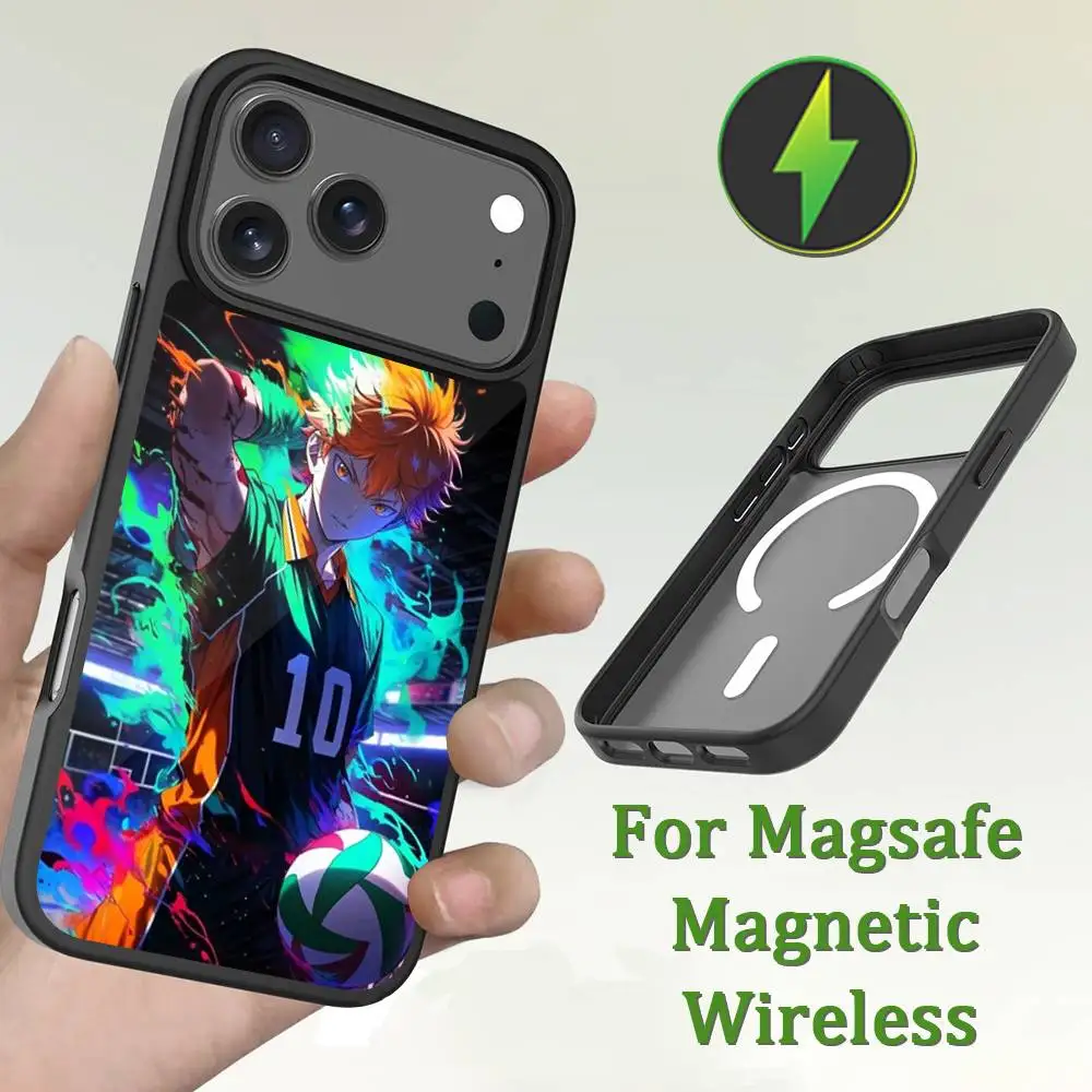 حافظة هاتف رائعة H-Haikyuus K-Karasuno لهاتف iPhone 13,12,11,16,15,17,14,Pro,Max,Plus,Mini,Magsafe,شحن لاسلكي مغناطيسي #6