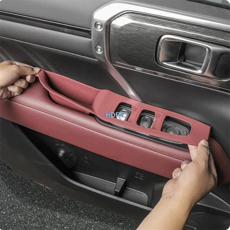 For GWM Tank 400 2023 + Door Window Switch Storage Box Glass Lift Container Case Organizer Tray Cover Car Styling Accessories