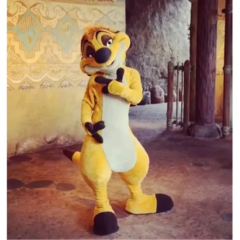 Король Лев Симба Тимон Поarthog Pumbaa Костюм персонажа из мультфильма Талисман Реклама Необычные платья Вечеринка Животное Карнавал ПразднованиеN25
