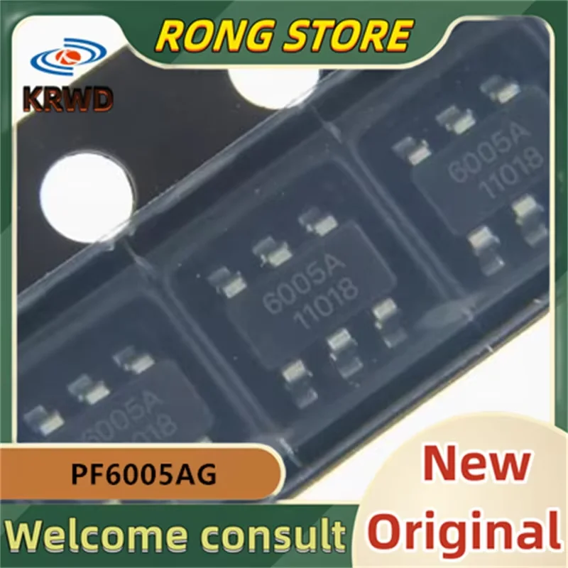 

5PCS 6005A New and Original Chip IC PF6005AG PF6005 SOT23-6 Power management chip