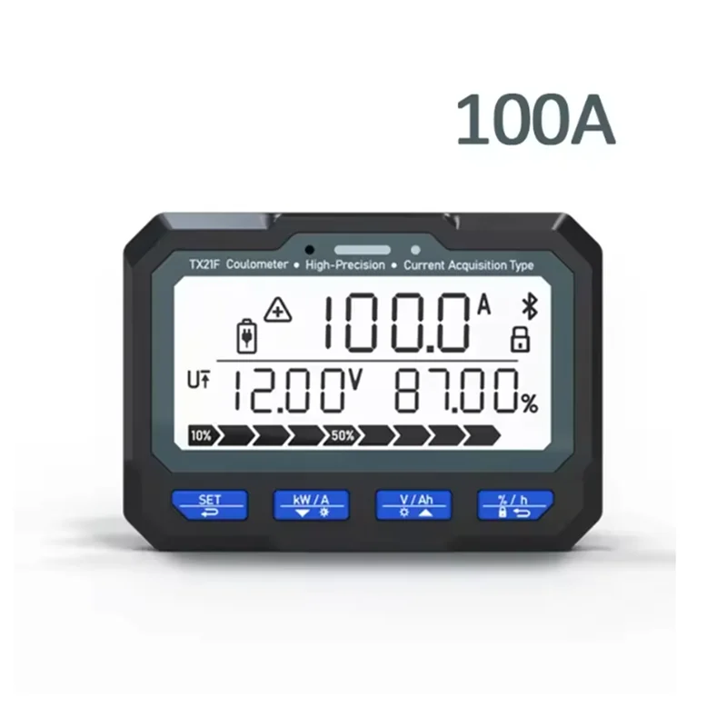 B24B TX21 Battery Level Tester For Android Bluetooth Power Display Meter Coulomb Meter Coulometer Power Display Monitor TX21 100