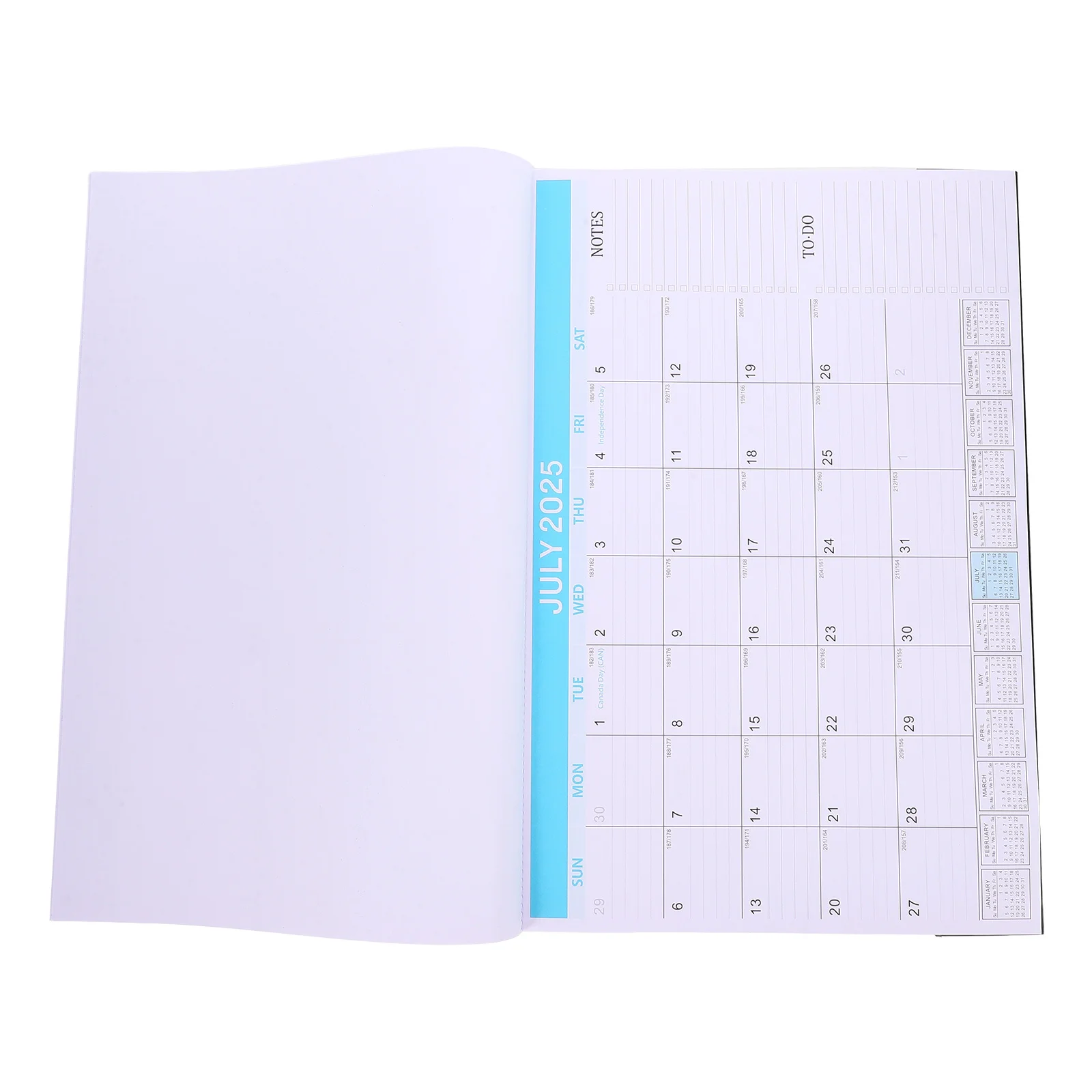 Hanging Calendar 2025 Time Planner Wall Mount Monthly Note Schedule Organizer Office Home Decor Planning Calendars