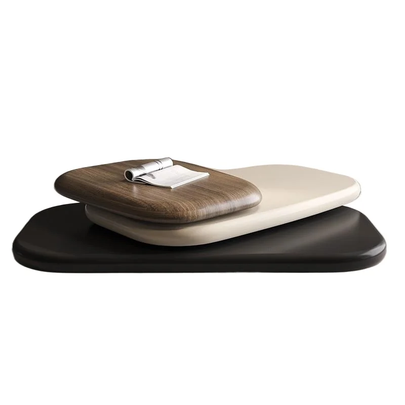 

Rotating coffee table living room size floor-to-ceiling high-end suspended coffee table table