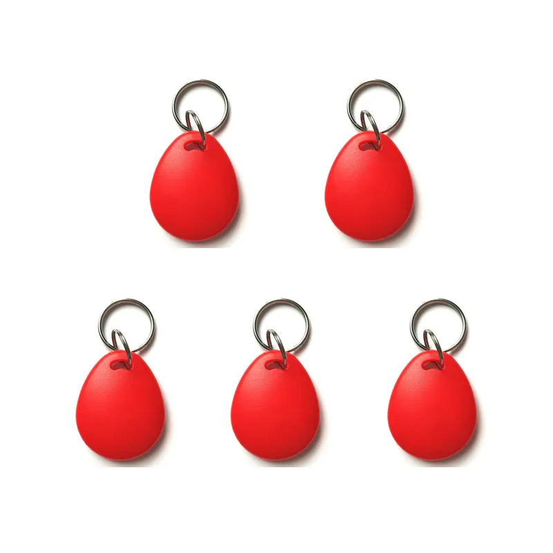 5/10Pcs 13.56Mhz Rfid Tag M1 NFC Key IC Card UID Changeable Token Attendance Management Keychain ABS Waterproof Keyfobs Tags