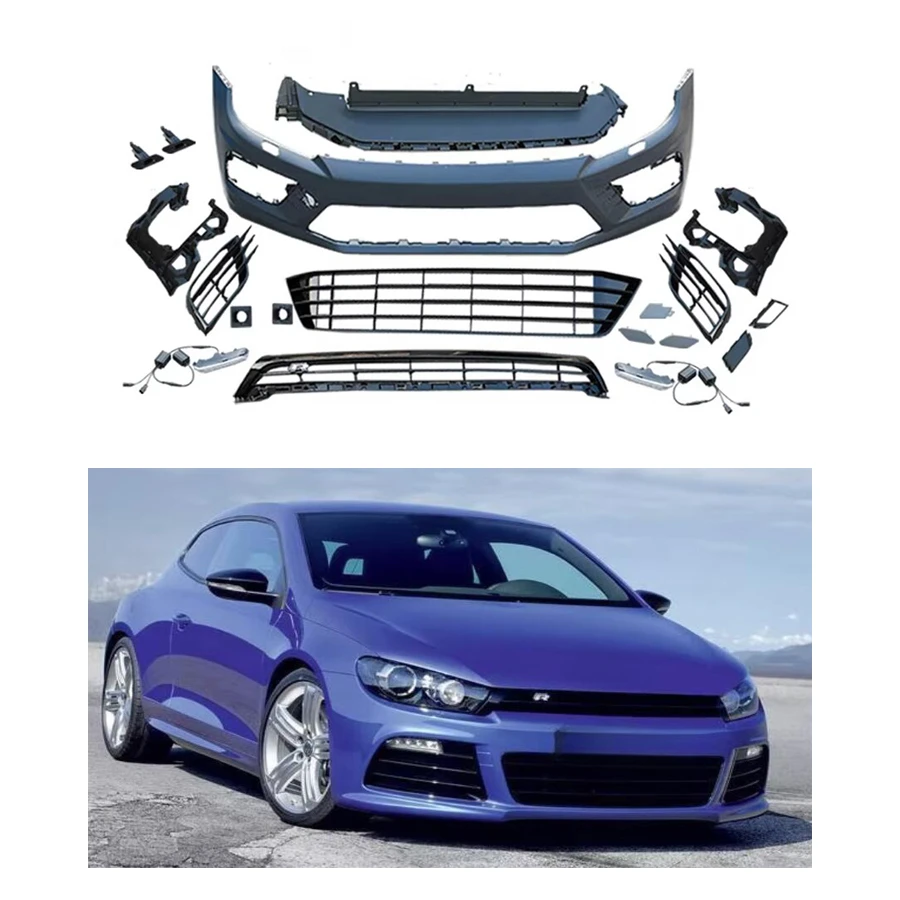 

Scirocco Accessories Front Bumper Body Kit For Volkswagen VW Scirocco 2015-2018 Facelift Scirocco R Body Kit