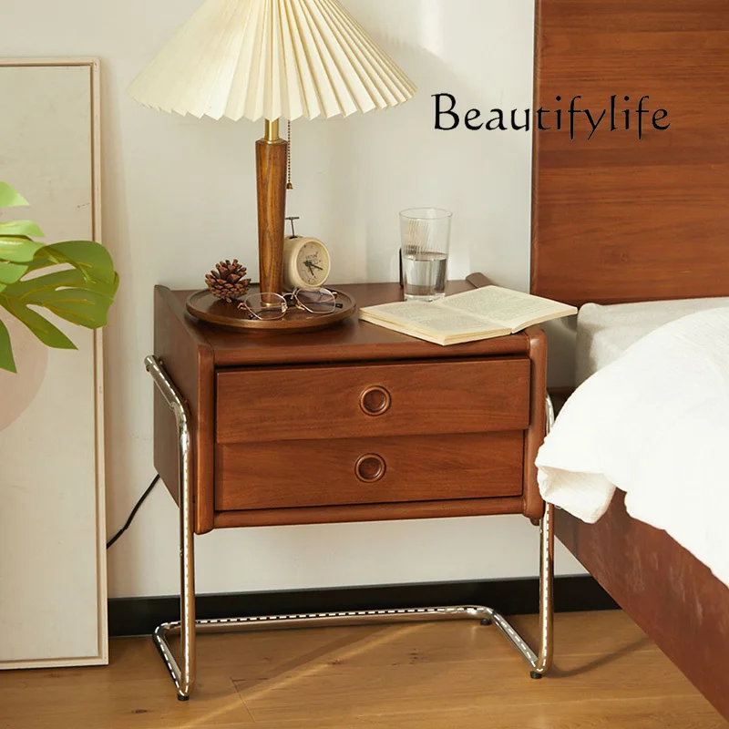 

Metal Stand Nordic Nightstand Modern Unique Glamor Beauty Nightstand Glamor Minimalist Nightstand Furniture for Bedroom