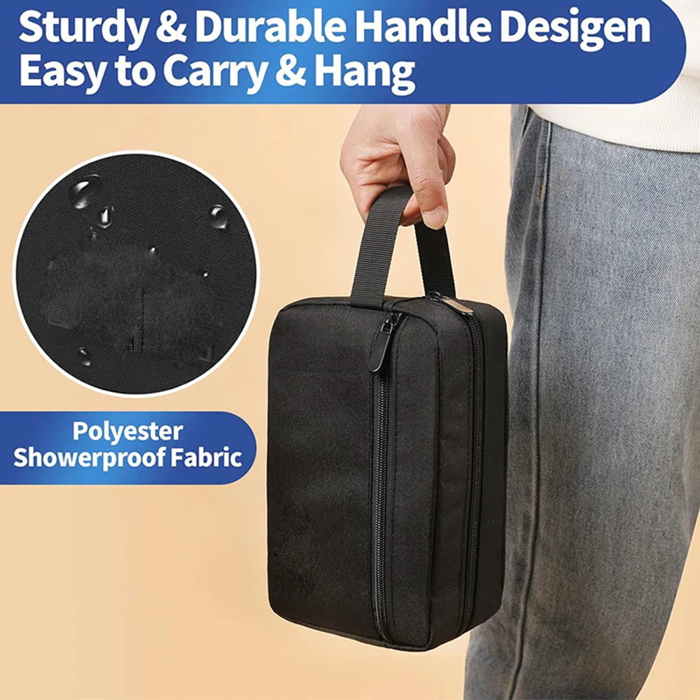 حقيبة أدوات تجميل محمولة بسعة كبيرة ، حقائب أساسية لمستحضرات التجميل النسائية ، حقيبة تجميل مقاومة للماء ، حقيبة يد-ll #5