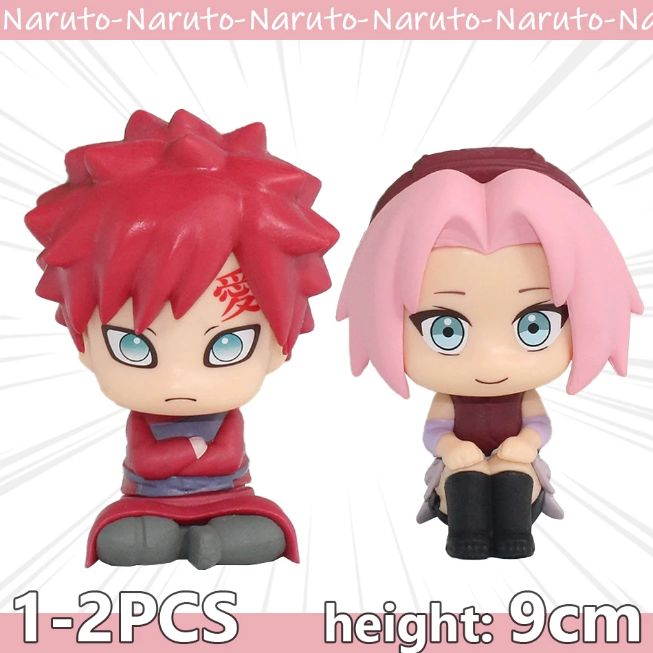 

9cm Naruto Anime Figure Naruto Kakashi Action Figure Q Version Kawaii Sasuke Itachi Figurine Car Decoration Collection Model Toy