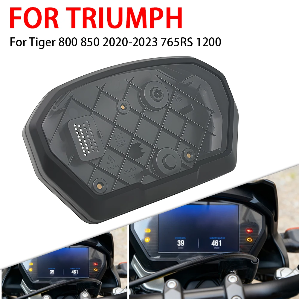 For Tiger 800 850 1200 Street Triple 765 RS 765RS 2023 Motorcycle Odometer Instrument Shell Housing Case Tachometer Gauge Cover