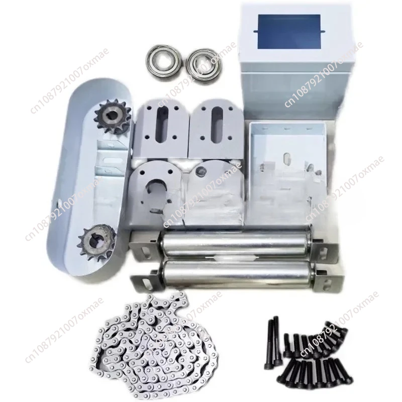 Conveyor belt drum assembly line complete set of belt conveyor tensioning drive head 4080 aluminum seat active roller embossing