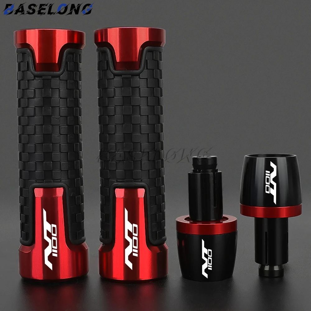 

Motorcycle Handlebar Grips Bar Ends Hand Grip Plug Slider End Caps For HONDA NT1100 NT 1100 DCT 2022 2023 2024 2025 2026 NT1100