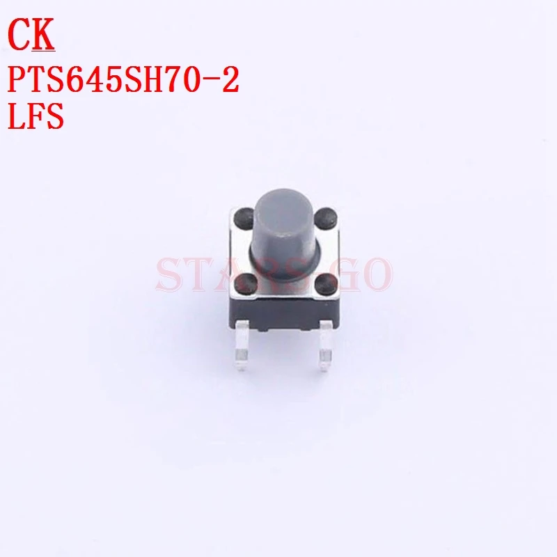 10 pces/100 pces PTS645SH50-2LFS PTS645SH70-2 lfs interruptor elemento