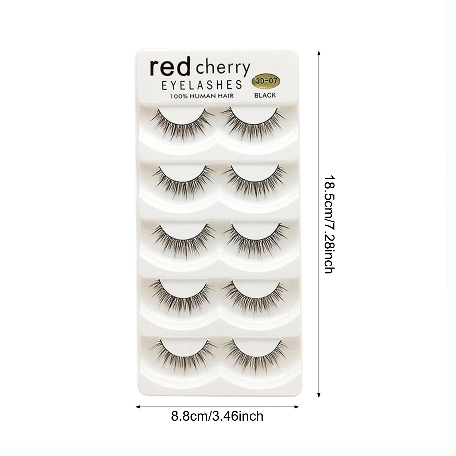 Black Band Wispy Eyelashes Lightweight Fur False Eyelashes for Beauty Eye Cosplay DIY Makeup