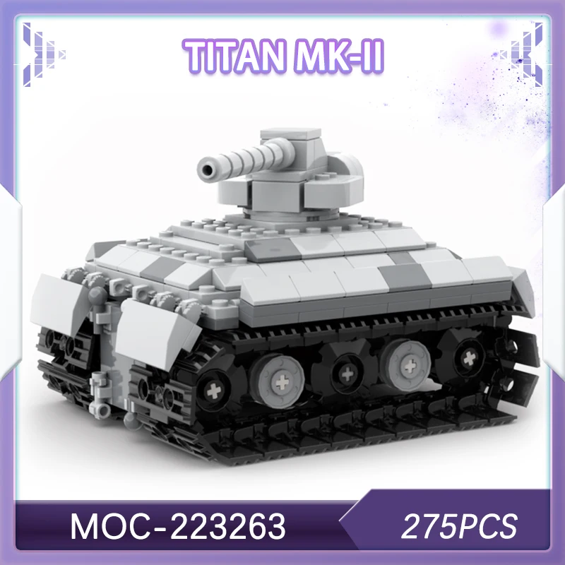 

MOC-223146 Military Warfare TITAN MK-II Building Block Model Brick Soldier Corps Army Customize Set Creative Adult Gifts 275PCS