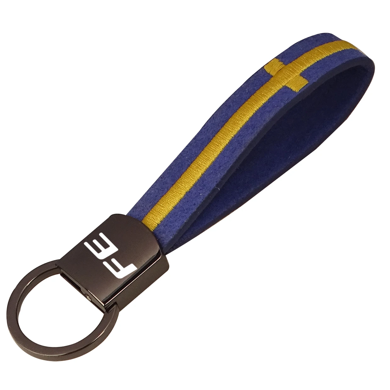 FOR Alcantara leather key chain Swedish flag Car leather For Volvo truck FH12 FH16 FH4 FH13 Volvo FE FL VM VNL VHD VAH VNR VNX