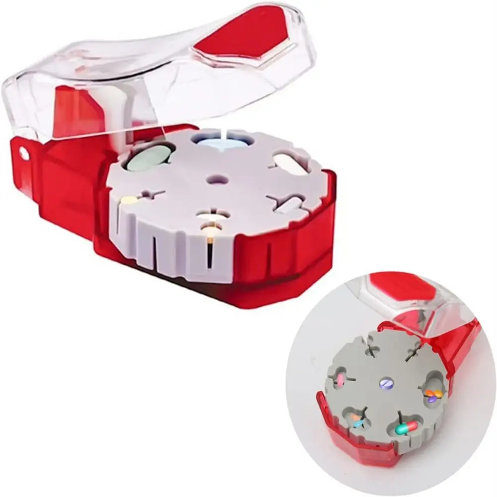 

Полезная портативная коробка для резки таблеток, удобное прозрачное устройство для резки лекарств, пластиковый держатель для таблеток для путешествий