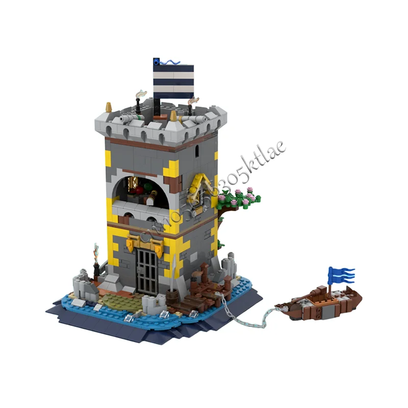 958PCS Customized MOC-31120 Alternative Building Medieval Street Model DIY Creative Blocks Educational Assembly Toy Holiday Gift