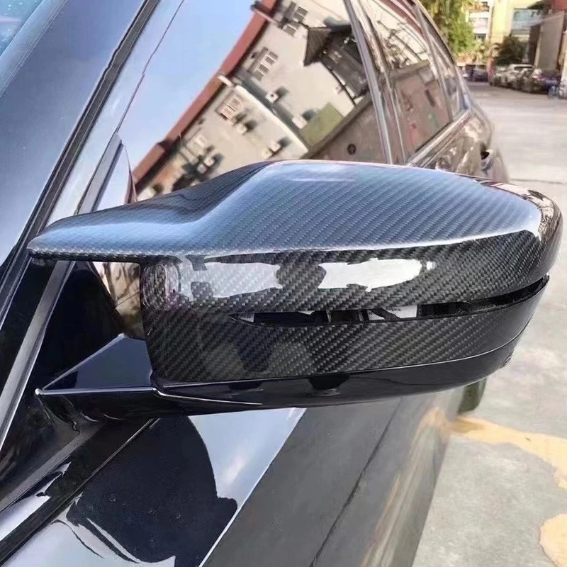 

For BMW M3 M4 G80 G82 G83 Real Carbon Fiber Car Side Mirror Cover M Style New Replacement Installation