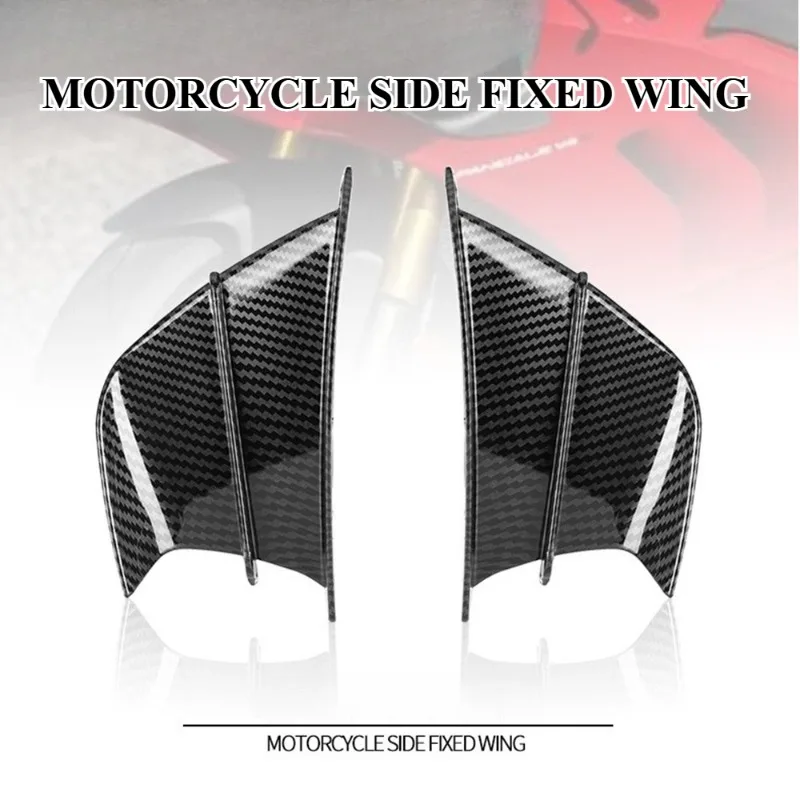 Motorcycle Spoiler Wing Aerodynamic Winglet for Yamaha YZF R1 R6 R25 R7 R3 for Ducati 899 959 1198 1198S 1299 for Bmw S1000RR