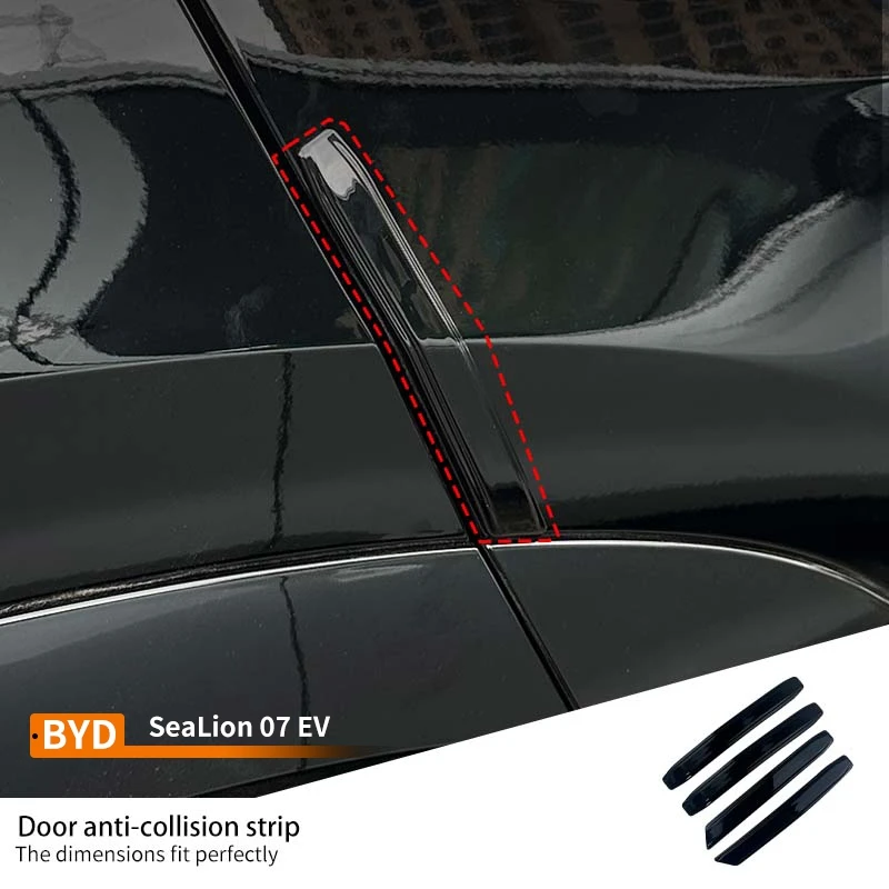 

Car Door Anti-collision Strip ABS Decorative Stickers Scratch Wear Resistant ABS Protective Accessories For Byd SeaLion 07 EV