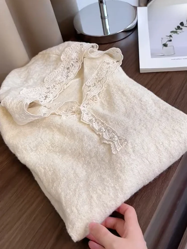 

Шляпа с кружевными вставками, маленький размер, большой размер, модная, премиум-качество, осень 2025, новая, стильная, для повседневной носки, свободный крой...