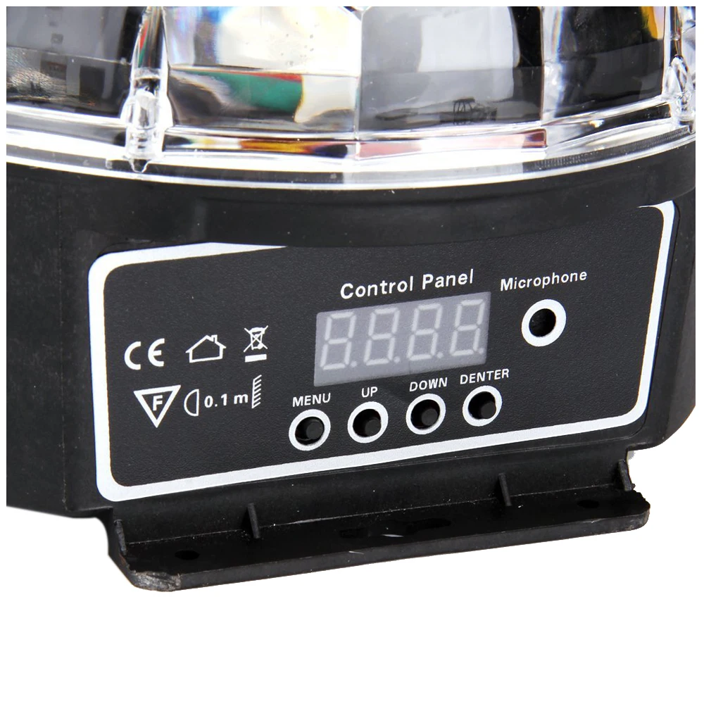 A65I LED RGB Crystal Magic Ball Effect Light DMX Disco Dj Stage Light for KTV Club Pub Bar Wedding Show Voice-activated