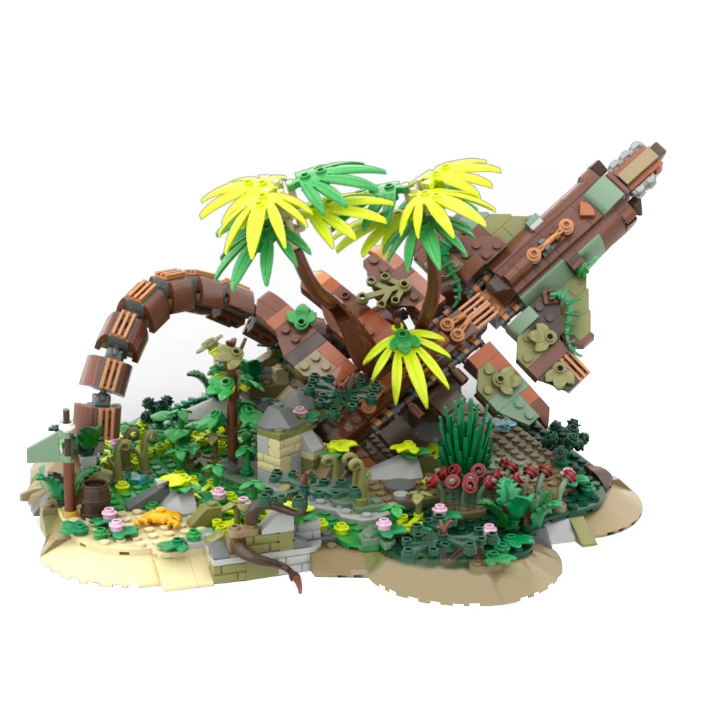 

Gobricks MOC Horizoned Ruin of Horus Building Blocks Model Popular Games Ruin of Horus Bricks Assembly Toys Kids Birthday Gifts