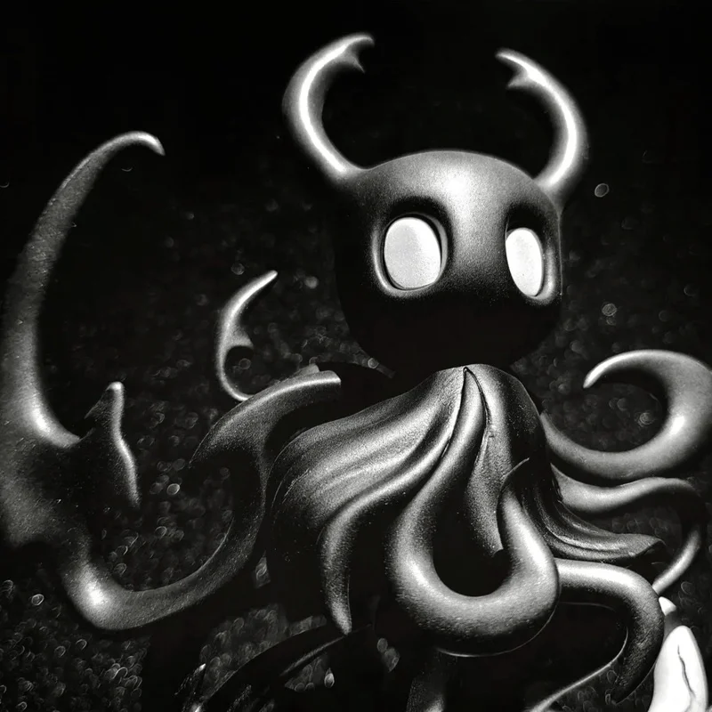 Auf Lager Hollow Knight Shadow Knight Action Figure Spiel Charakter Desktop Dekoration Ornament Modell Kit Sammlung Junge Spielzeug Geschenk