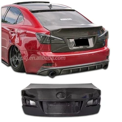 for 2006-2012 Lexus IS250 is300 carbon trunk lid rear bumper is250 carbon trunk lid spoiler diffuser body kit