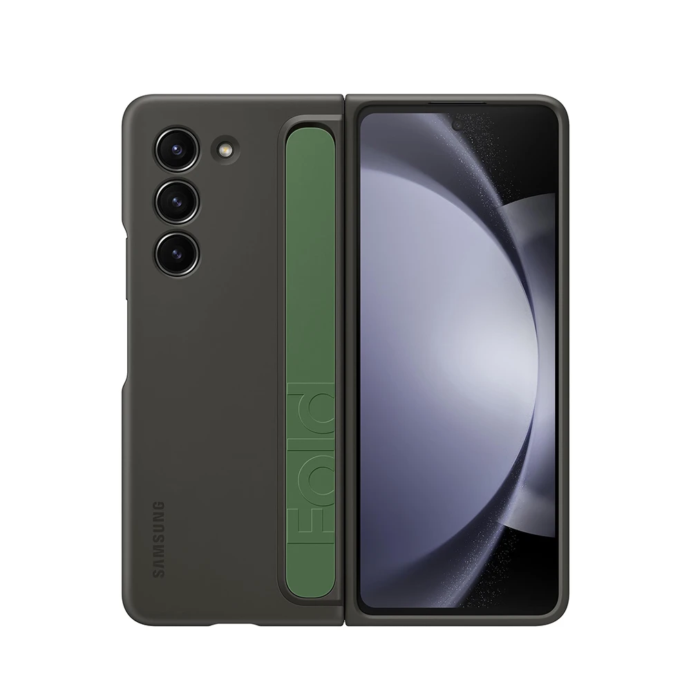 Original For Samsung Galaxy Z Fold5 Standing Case with Strap For Galaxy Z Fold5 5G Z Fold 5 Kickstand Back Cover Case