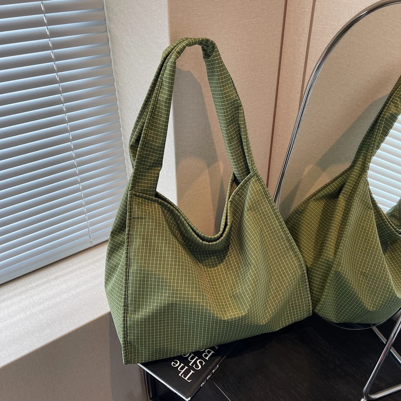 Casual Large Capacity Tote Bag 2025 New Concise Light Versatile Commute Shoulder Bags Lazy Wind Fashion Underarm Women's Bag