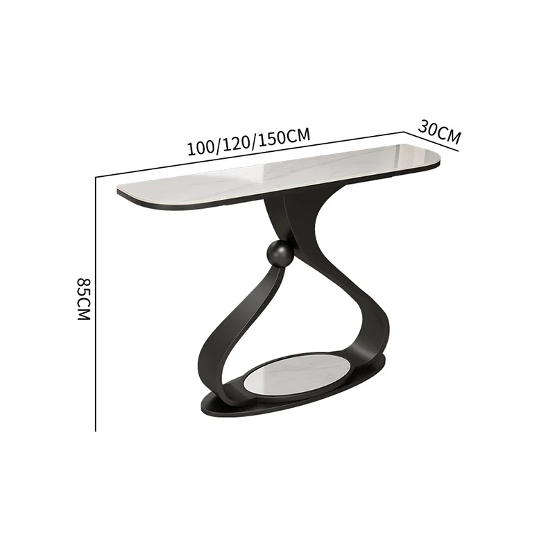 Design Glam Console Table Metal Legs French Glamour Retro Console Table Elegant Modern Tavolo Consolle Entrance Hall Furniture