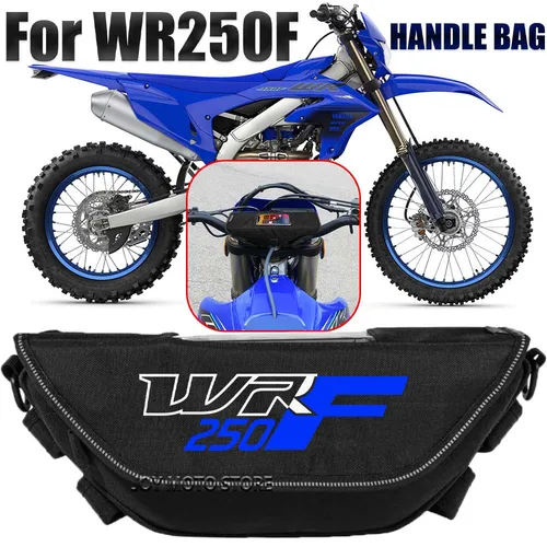 Imagen 1 del producto Bolsa de herramientas para accesorios de motocicleta, impermeable y a prueba de polvo, práctica bolsa de manillar de viaje para WR250F wr250f wr 250 f wrf 250
