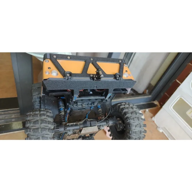 3D Printed Rear Bumper Upgrade Replacement Part for MJX H8H 1/8 RC Crawler Off-Road Car Accessory Bolt-On Modification Kit
