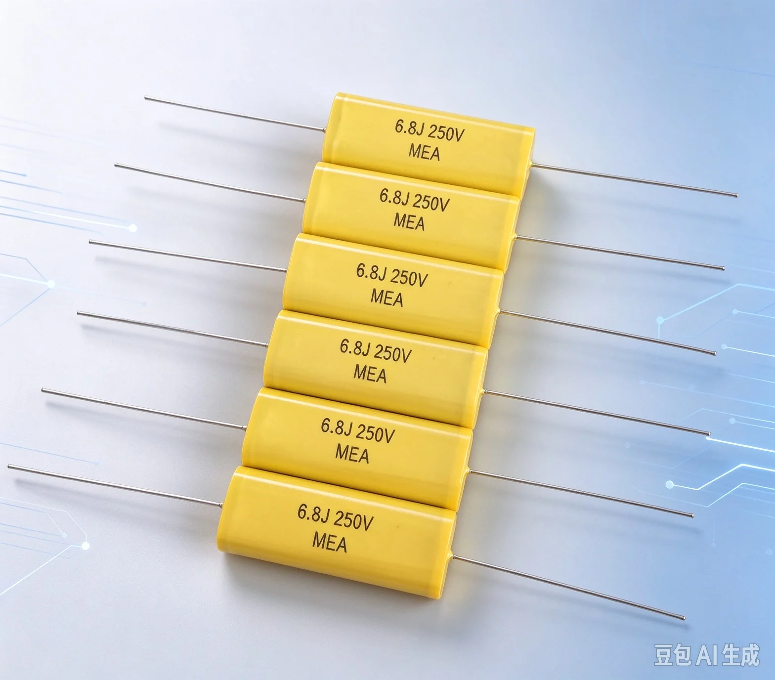 taiwan-per-camel-250v-68uf-685j-condensatore-a-film-mkp-50-pezzi