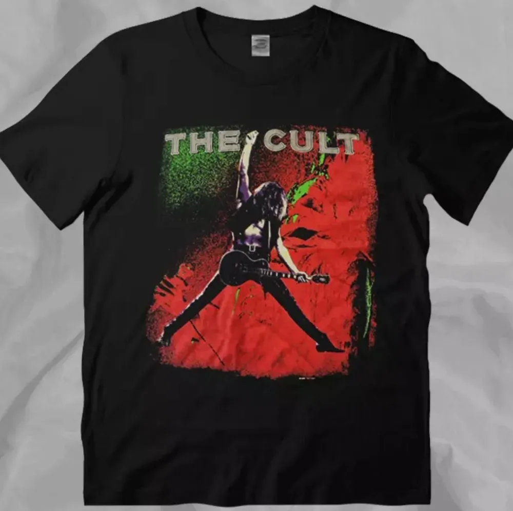 تي شيرت Vtg The Cult Rock Band 90s Music Tour للجنسين هدية لجميع المشجعين S-5XL