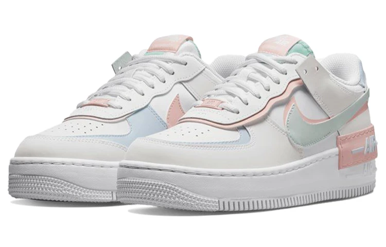 Nike Women's Air Force 1 Shadow 'White Atmosphere Mint' Sneakers shoes With Original Box