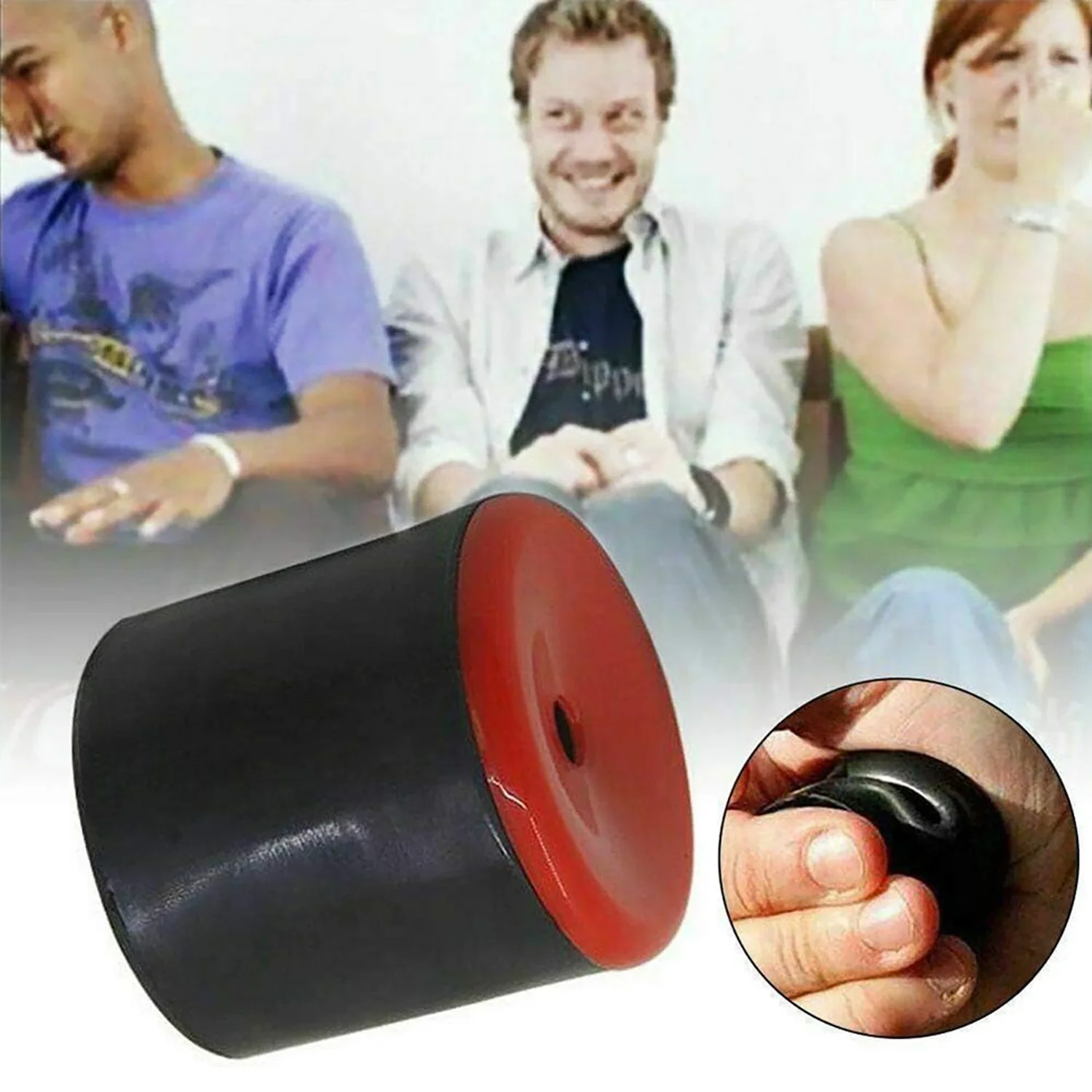 Cubo de herramientas para zurcir, tarro de sonido divertido, juguete de broma creativo, tubo exprimidor, produce sonido de Farting para aliviar el estrés