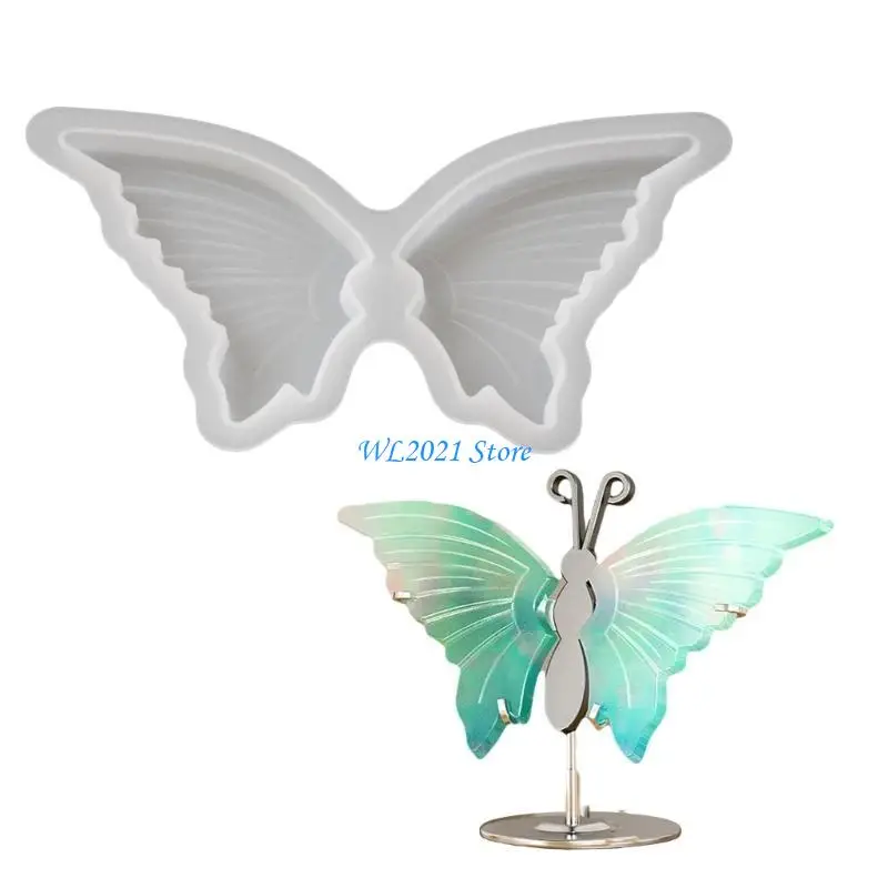 

G5GC Beginner Friendly Butterfly Wing Silicone Mold for DIY Crafts Jewelry Making and Home Decors Epoxy Resin Casting