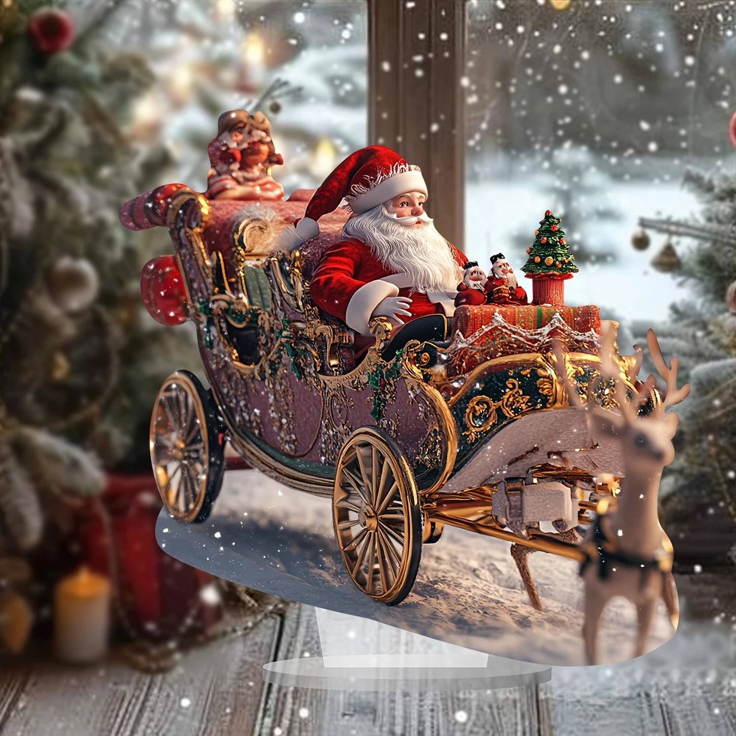 1 قطعة شجرة عيد الميلاد عيد الميلاد سطح المكتب زخرفة سانتا كلوز DIY بها بنفسك الديكور خشبية عيد ميلاد سعيد علامات اللوحة 2025 السنة الجديدة هدية حفلة