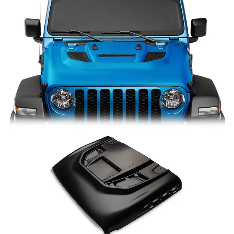 

Spedking 2018 4x4 Hood Bonnet Car Offroad Auto Accessories Car Engine Hood for wrangler JL JT
