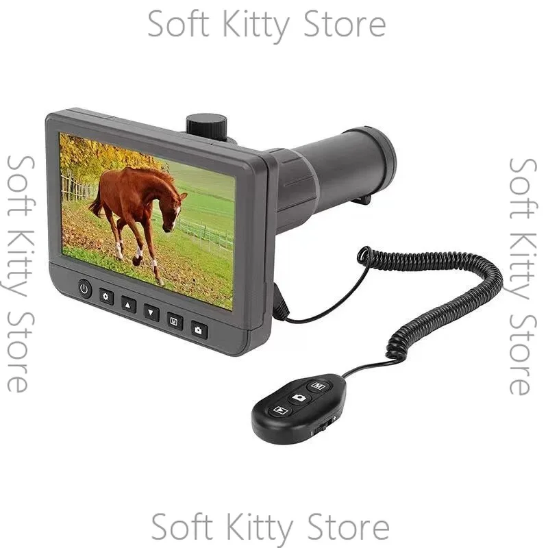 For Watching Bird Football Hunt Concert 5.0 inch IPS LCD Digital Telescope Camera 50X 1080P Video Photo Monoculars HDMI Recorder