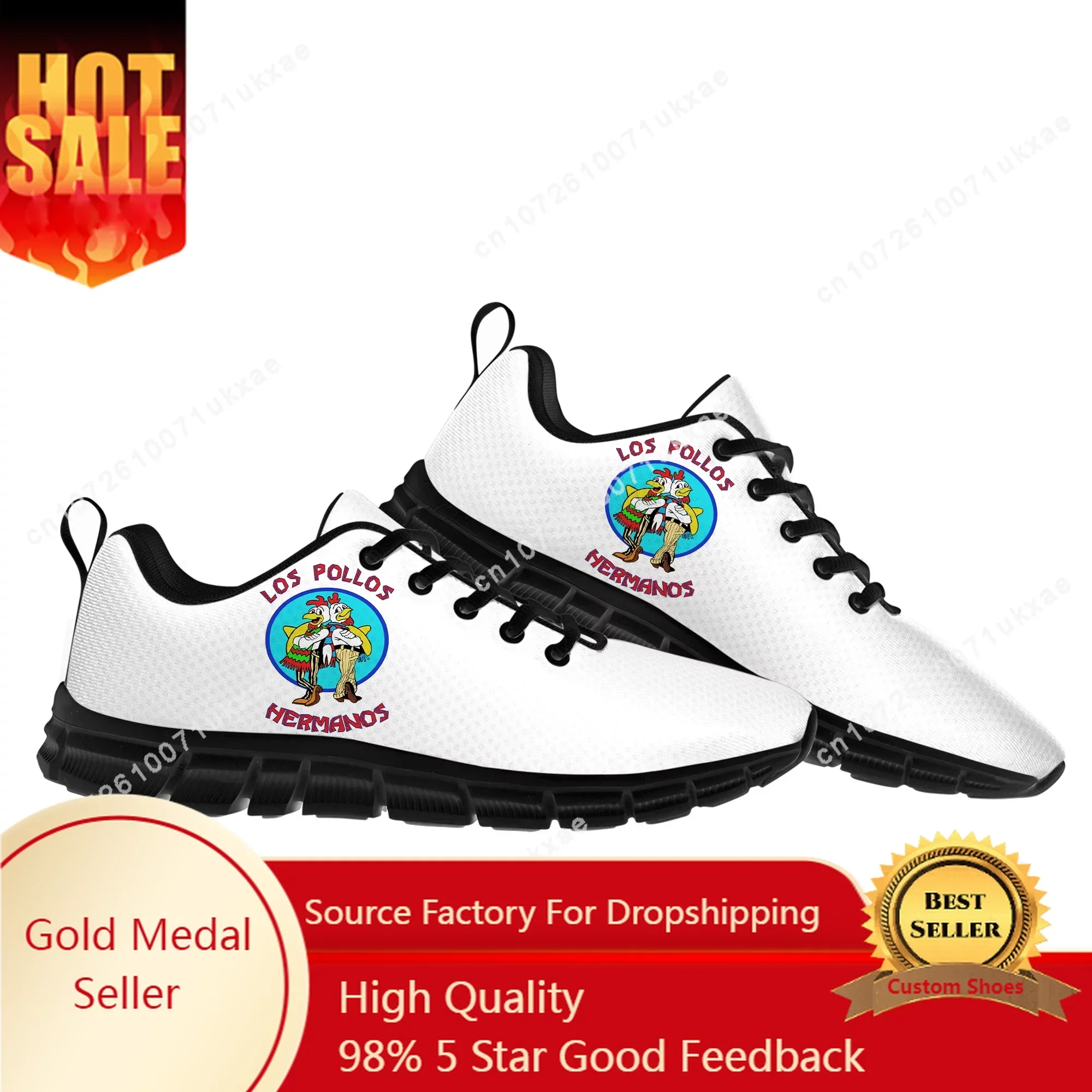 

LOS POLLOS HERMANOS Sports Shoes Mens Womens Teenager Kids Children Sneakers High Quality Gustavo Fring Sneaker Customized Shoes