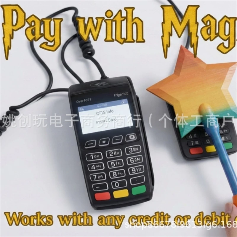 Wizard Magic Payment Wand Contactless NFC Rechargeable Tap Device For Cosplay Party Decor Halloween Gift For Shops And Adults