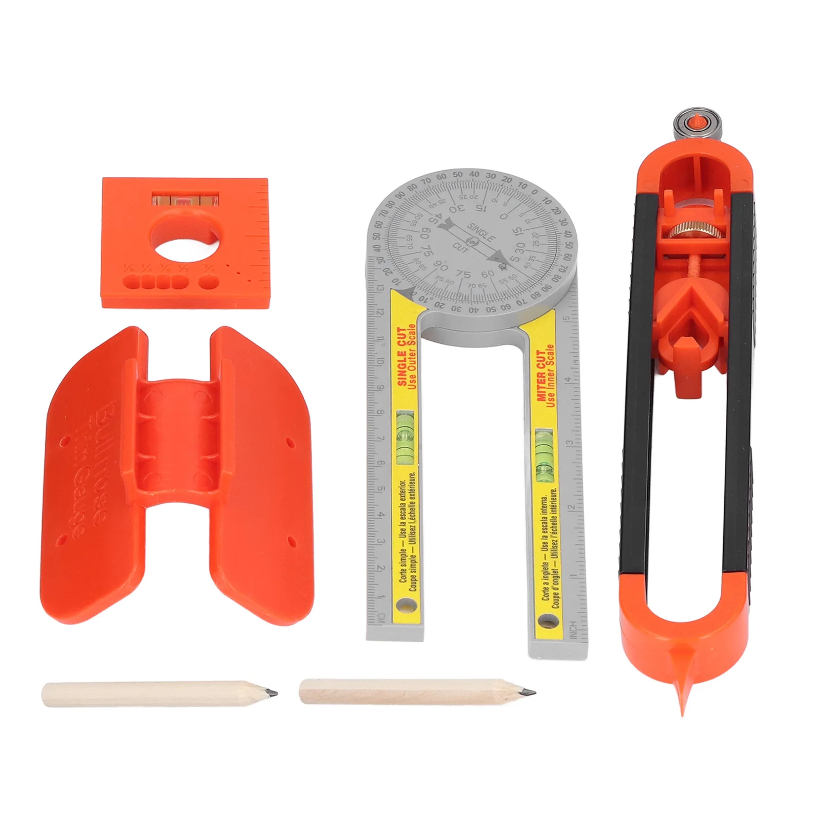 Precision Woodworking Ruler with Lock, Adjustable for Irregular Curves & Contours, for Accurate DIY Projects