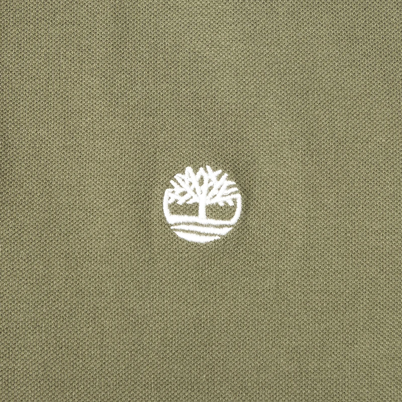 تي شيرت بولو رجالي بأكمام قصيرة من تمبرلاند تي شيرت فضفاض بأكمام قصيرة A24H2590