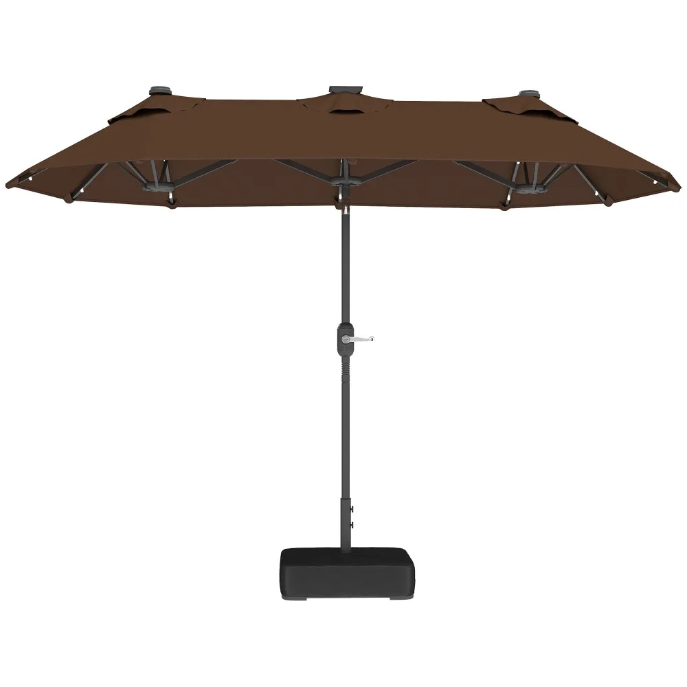 

Coffee Cantilever Tilt Offset Patio Umbrella